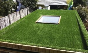 felted roof - after